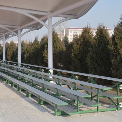 İyi fiyat Açık Oyun Alanı Spor Salonu İçin 4 Sıralı Alüminyum Spor Bleachers çevrimiçi