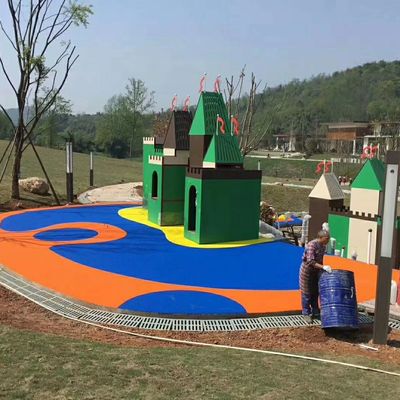 İyi fiyat Kırmızı Mavi Sarı Gökkuşağı Rengi ile Yaratıcı EPDM Kauçuk Spor Salonu Döşeme çevrimiçi