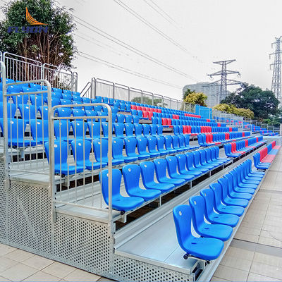 İyi fiyat Temporary Outdoor Chairs Gym Aluminum Bleachers with Plastic Seats çevrimiçi