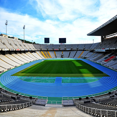 İyi fiyat EPDM SBR Athletic Synthetic Track Sandwich System With IAAF Approved çevrimiçi