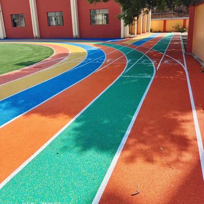 İyi fiyat EPDM SBR Granül Malzemeli 13mm Kalınlık Atletik Koşu Parkurları çevrimiçi