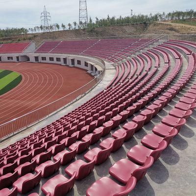 Düz Kurulum Plastik HDPE Futbol Stadyum Koltukları Stadyum Koltuğu Şirketi