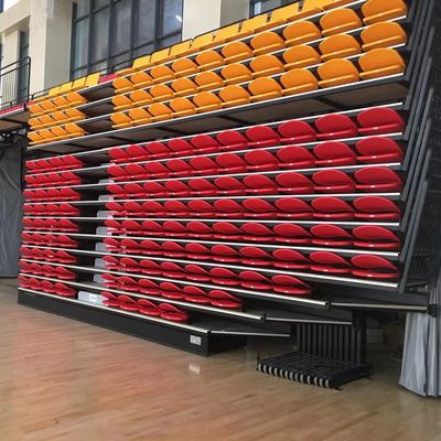 İyi fiyat Kapalı Üniversite Okul Salonu İçin Arka Katlanır Geri Çekilebilir Bleacher Oturma çevrimiçi