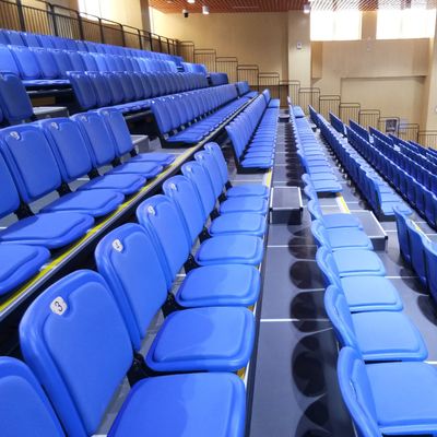 Spor Mekanları İçin Yangına Dayanıklı Geri Çekilebilir Oturma Sistemi Uzaktan Kumanda