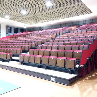 İyi fiyat Yangına Dayanıklı Spor Salonu Bleachers Arena İçin Geri Çekilebilir Tribün Oturma çevrimiçi