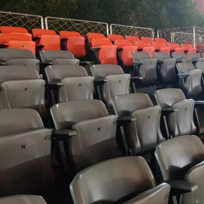 Açık Futbol Sahası İçin Anti UV Plastik Sabit Stadyum Oturma
