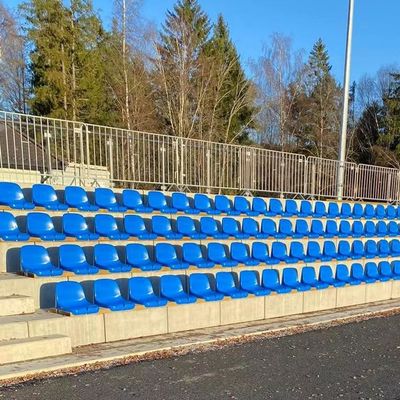 Futbol Stadyum Sandalyeleri Plastik Stadyum Koltukları Sırt Destekli Tribünler İçin Stadyum Koltukları