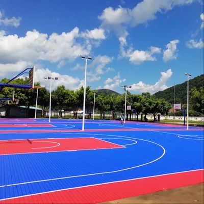 Basketbol Tenis Kortu İçin Açık Kilitli Polipropilen Yer Karosu