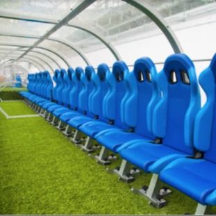 İyi fiyat Barınak Galvanizli Çelik Malzemeli Okul Stadyumu Futbol Alt Tezgahı çevrimiçi