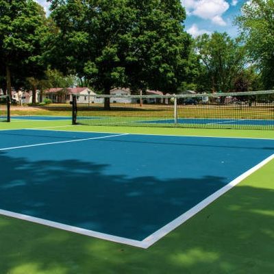 İyi fiyat Kapalı Pickelball Mahkemesi Taşınabilir 60 X 30ft Rulo Mat Ücretsiz Çizgi Boyama Hizmeti çevrimiçi