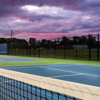 Ondoor Pickleball Court Mat Taşınabilir 60 X 30ft Rulo Mat Ücretsiz Çizgi Boyama Hizmeti