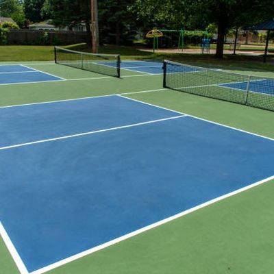 Pickleball Yüzey Pickelball Mahkemesi Mat Taşınabilir 60 X 30ft Rulo Mat Ücretsiz Çizgi Boyama Hizmeti