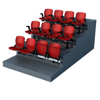 Stadyum ve Arenalar için Hava Enjeksiyon Metal Yapı Spor Sandalyeleri