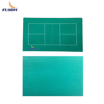 İyi fiyat 2 mm PVC Pickleball Court Mat Sand Pattern 198.43 Pound/Roll PVC Akrilik Kaplama çevrimiçi
