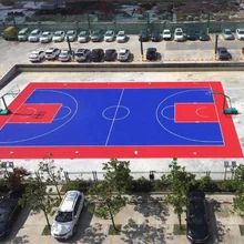 Etki Polypropylene Copolymer PP Plakeler Renkli İçeriye Açık Alanlar için Spor Zeminleri