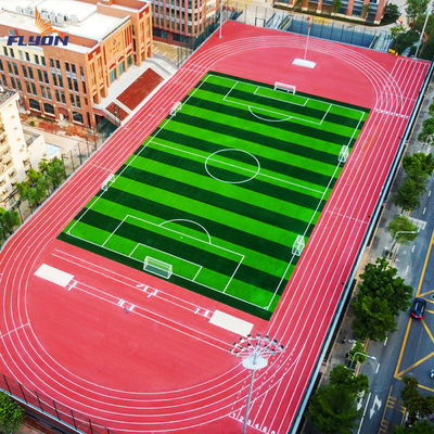 İyi fiyat 400m UV Dirençli Kauçuk Atletizm Koşu Pisti Tartan Koşu Pisti çevrimiçi