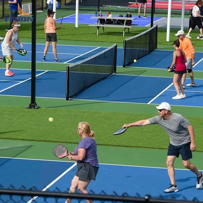 8 yıllık UV koruması olan özelleştirilebilir pickleball sahası