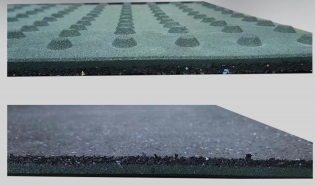 İyi fiyat Dayanıklı Blindway Kauçuk Paspas Dokunsal Döşeme Paspası 60*100cm Özel renk çevrimiçi