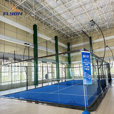 İyi fiyat Yeşil Pürüzsüz Yüzey Padel Tenis Sahası Performans İçin Kolay Kurulum çevrimiçi