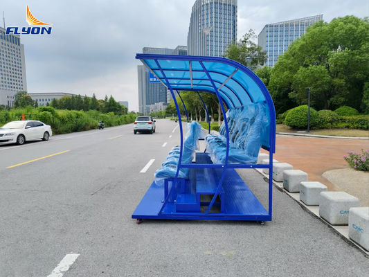 Ticari dış mekan mobilya koruması için 5 yıllık garanti ile su geçirmez bank barınağı