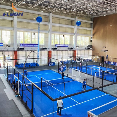 İyi fiyat Dayanıklı ağ çitleri ve özel renkler ile su geçirmez padel tenis sahası çevrimiçi