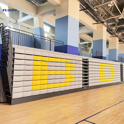 İyi fiyat Nova Koltuk HDPE Malzeme Geri Çekilebilir Tribünler, Spor Salonu ve Okul İçin Özelleştirilebilir Renkli çevrimiçi